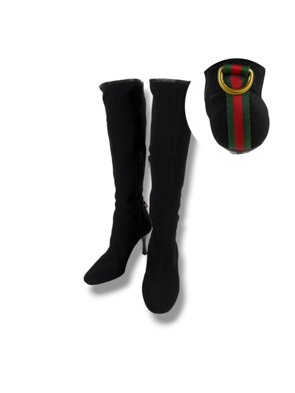 Gucci Sherry Line Long Boots Black 35